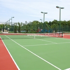 China Synthetic Silicon Pu Sports Flooring 4mm Badminton Surfaces for sale