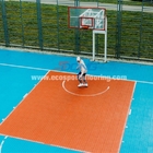 China Basketball Courts Pu Sports Flooring 8mm Thick  ISO18001 for sale