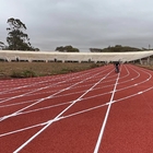 China 10mm Thickness Rubber Jogging Track Material Corrosion Resistance for sale