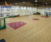 China Eco - Friendly PVC Vinyl Flooring Indoor / Outdoor Sports Decking GEM7.0 for sale