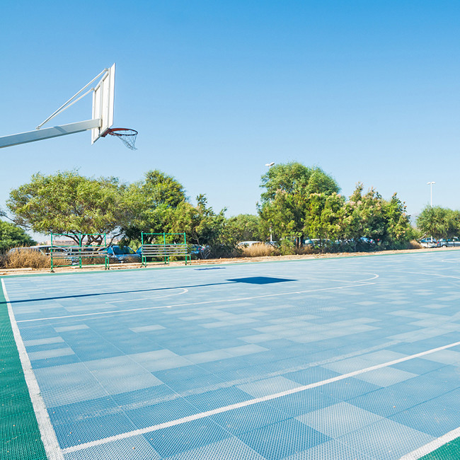 Multifunctional Plastic Interlocking Tiles Temporary Basketball Court Flooring Outdoor