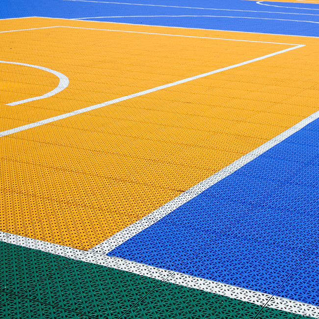Easy to use PP Interlocking Tiles Outdoor Basketball Floor Sport Court Tiles 1
