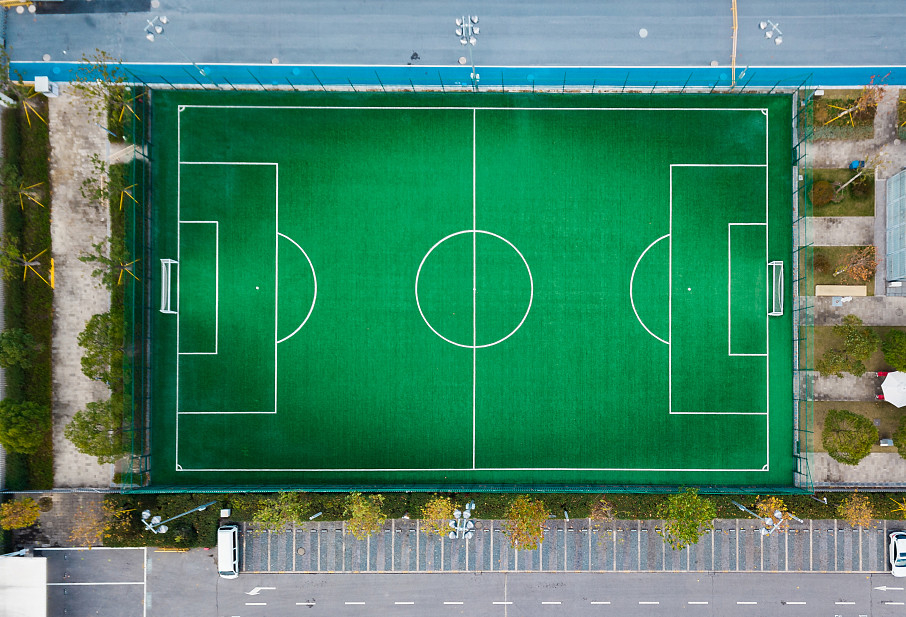 Wear-Resistant Artificial Grass Sports Flooring Backyard 10mm 70mm