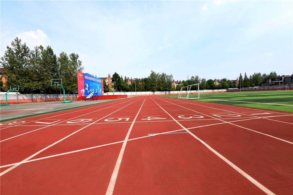 TPE Granules Jogging Track Rubber Running Track Paint Middle School