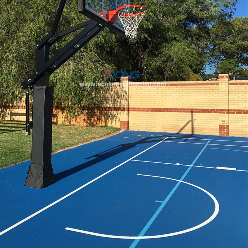 Anti Slip Basketball Sports Court Flooring Silicon Pu Flooring System