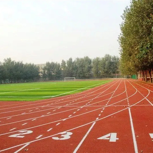 Environmentally Eco Sports Flooring Recycled Spray Coat System  IAAF 1