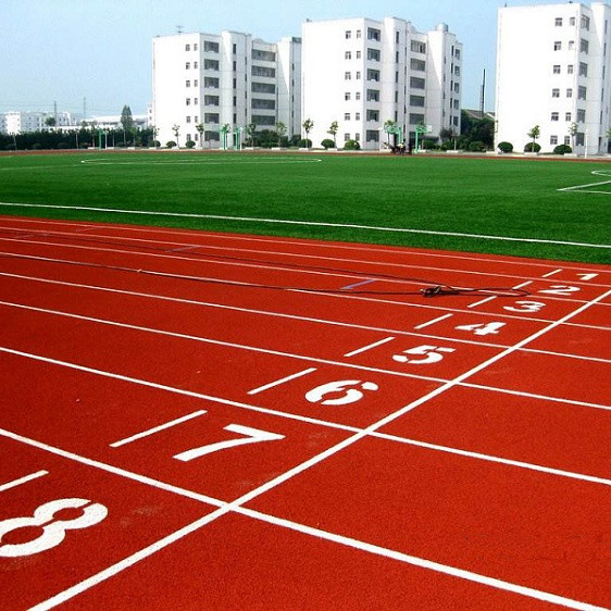 Sandwich System Eco Sports Flooring Synthetic Rubber Running Track 1