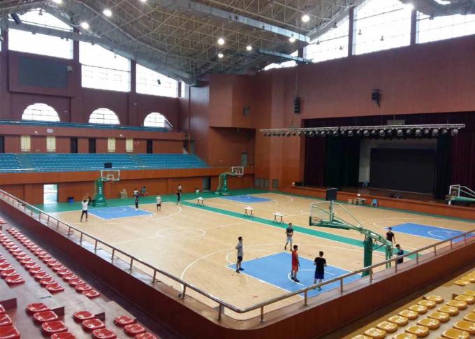 3.5kg/sqm PVC Sports Flooring Badminton Court Volleyball Gym Floor Mat In Roll 1