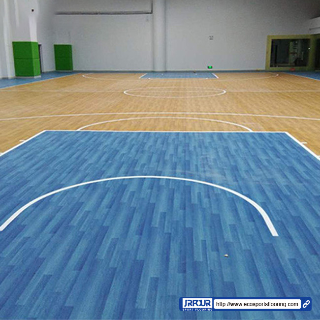 PVC Material Floor High Elasticity Vinyl Sport Flooring Badminton Court Mat 2