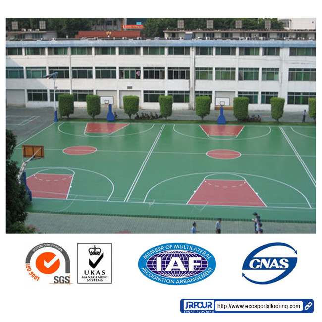 Elastic Acrylic Floor Coating Material Acrylic Basketball Court Sports Flooring 1