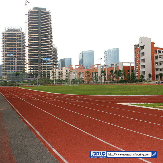 Iaaf Prefabricated Jogging Track Material Synthetic Rubber Running Track 1