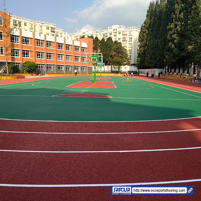 Synthetic Rubber Running Track Colored Recycled Rubber Flooring 3