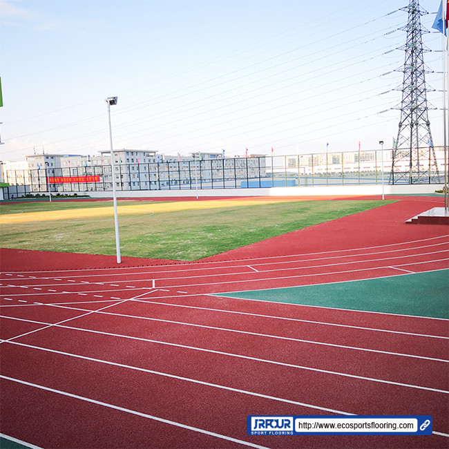 Iaaf Prefabricated Jogging Track Material Synthetic Rubber Running Track 2