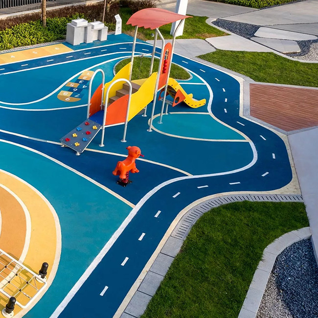 SGS Approved EPDM Granules Flooring Wear Resistance Playground Surface 2