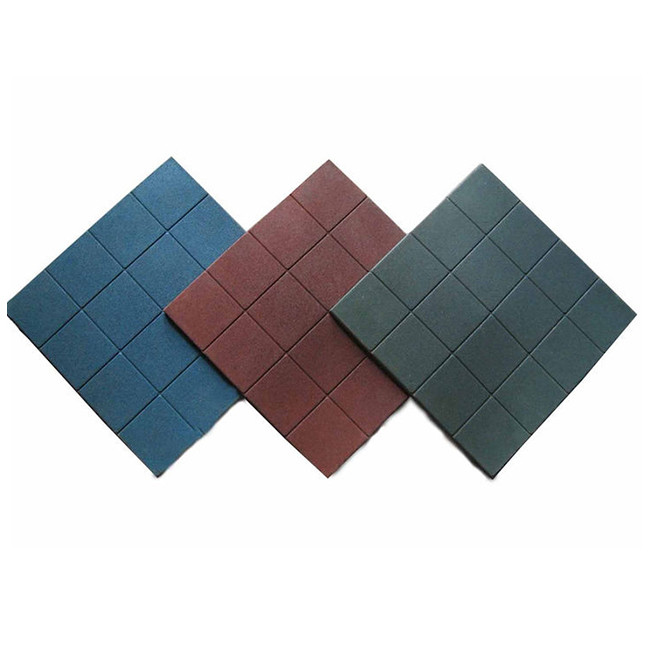 Eco - Friendly Interlocking Rubber Floor Tiles Multi Purpose 0