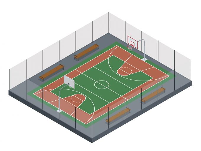 Fireproof Acrylic Sports Flooring Material Basketball Tennis Court Surface 0