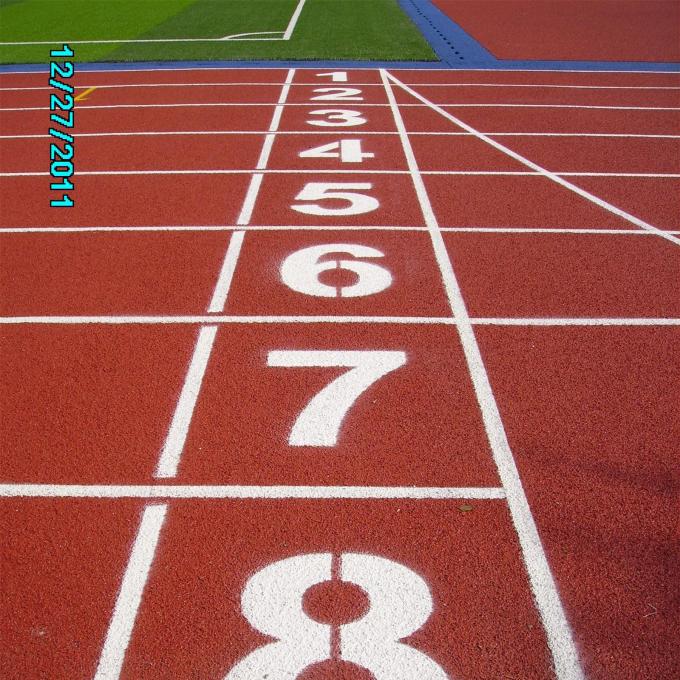Harmless Synthetic Rubber Flooring 13mm  Indoor Athletic Track 0