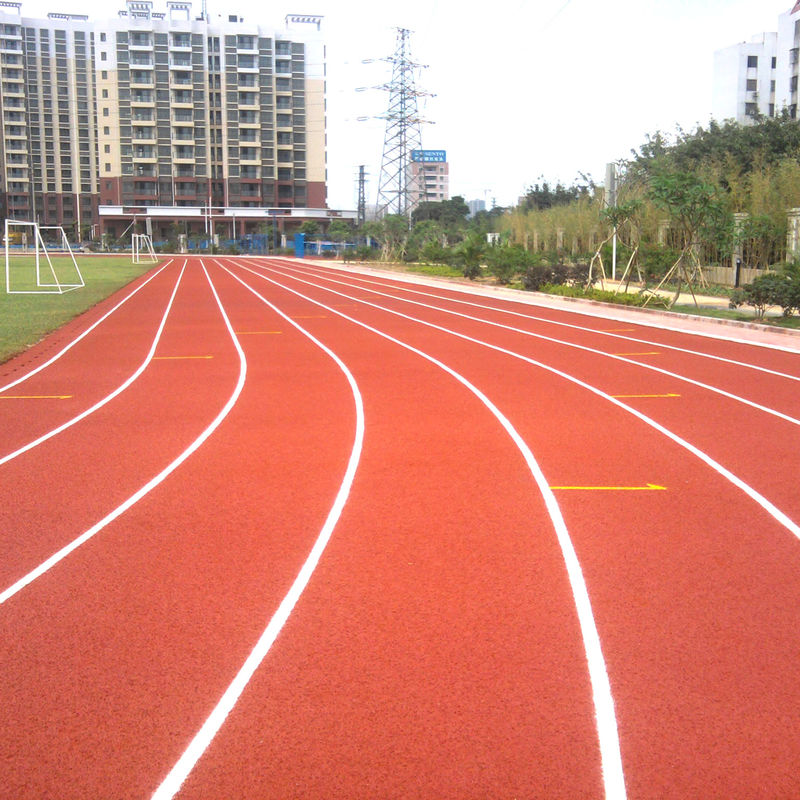 11mm Thickness SBR Reclaimed Rubber Jogging Track Non Pollution