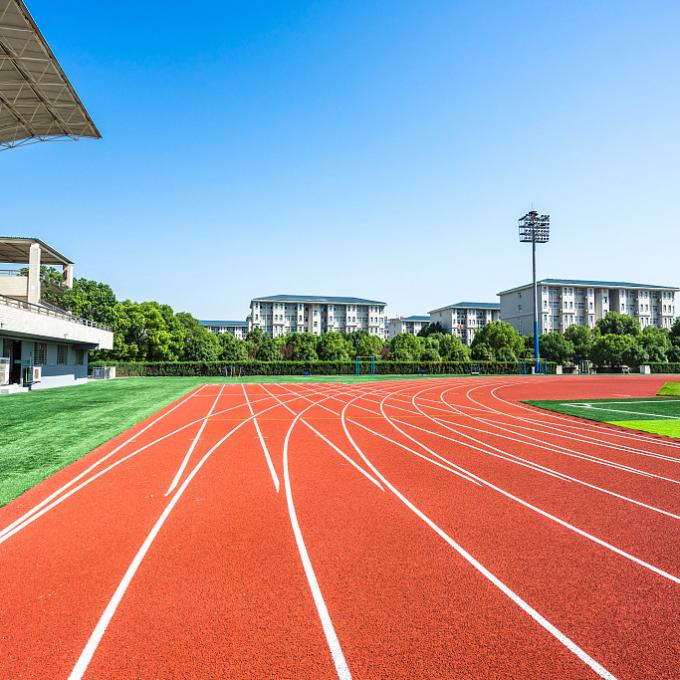 400m Standard Eco Sports Flooring Synthetic Full PU Rubber Athletic Running Track 1