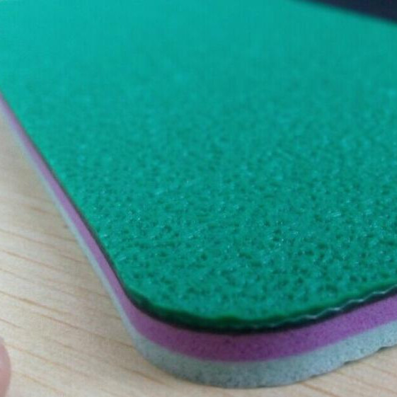 Outdoor Waterproof PVC Vinyl Flooring Green / Grey / Blue Gravel Style 2