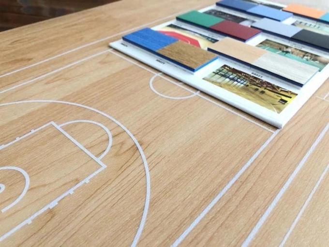 Plastic PVC Badminton Sport Flooring Mat In Roll Manufacture Factory 0