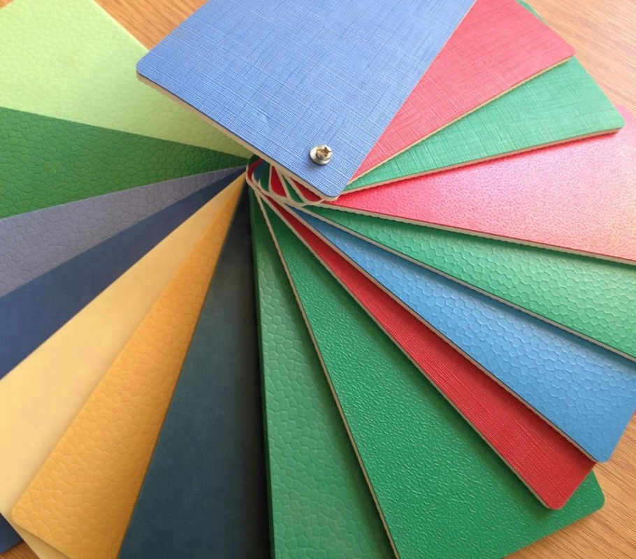 Colorful PVC Sports Flooring Mat In Roll Multi Function Carpet Court Vinyl Flooring