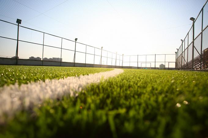 Skin Friendly Outdoor Playground Artificial Turf Grass Football Field 1