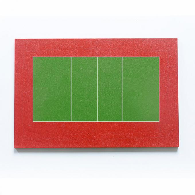 Fadeless PU Outdoor Sports Surfaces High Elasticity Silicon Mat 2