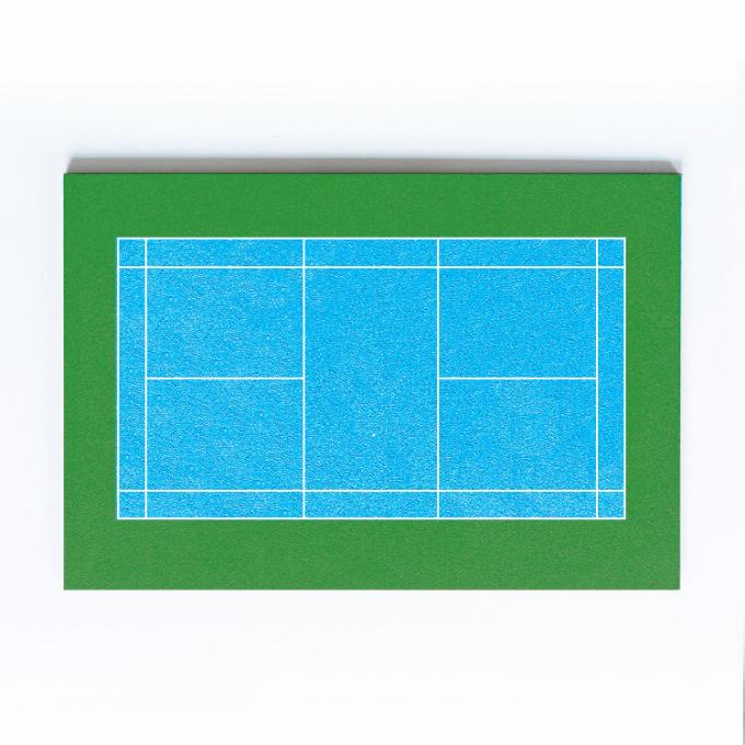 Fadeless PU Outdoor Sports Surfaces High Elasticity Silicon Mat 0