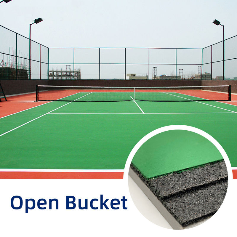 SGS Acrylic Badminton Court Multi Purpose Tennis Court Synthetic Flooring