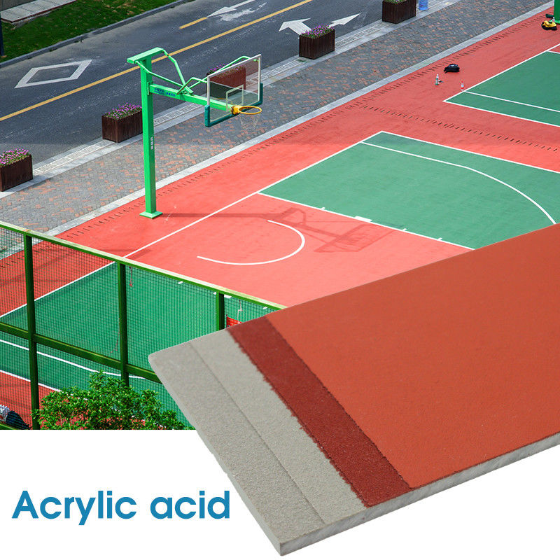 8mm Thickness Acrylic Tennis Court Flooring Material Abrasion Resistance