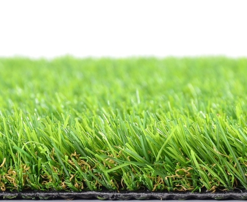 China IAAF Artificial Football Grass Soft Feeling 9800 Turfs / Sqm Anti Ultraviolet