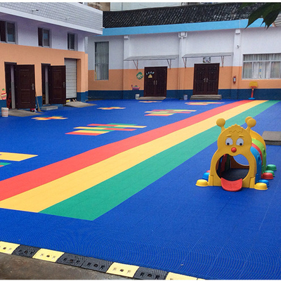 China Interlocking Moistureproof Indoor Sports Flooring For Basketball Court