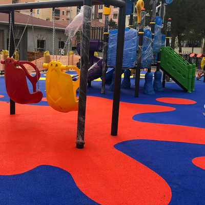 buy EPDM 8-15mm Rubber Mat Flooring For Playground Athletic Running Track online manufacturer