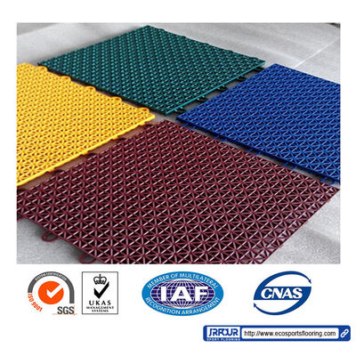 buy PUR Indoor Sports Flooring Anti Skidding Interlocking Flooring Tiles online manufacturer