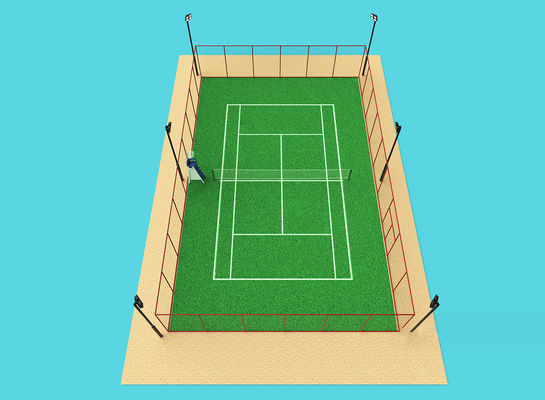 Acrylic Sports Flooring Paddle Tennis Court Portable Outdoor Basketball Court