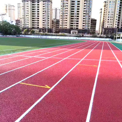 Harmless Eco Sports Flooring Athletic Odorless Red Running Track