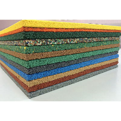 buy 51% Elongation No Cracking Playground Rubber Play Tiles online manufacturer