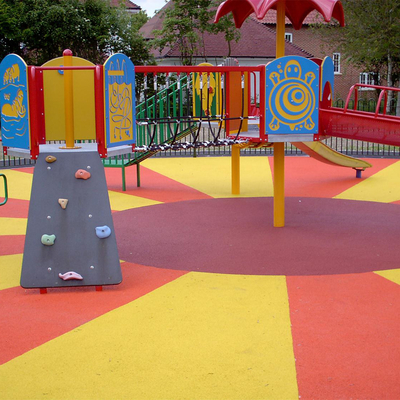 Colorful EPDM Rubber Granules Playground Surfaces 17 Years Experience