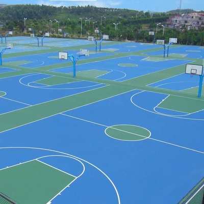 Acrylic Rubber Multi-purpose Sport Court Flooring Badminton Court Flooring Surface