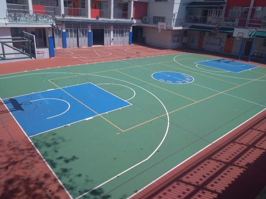 China ISO14001 Approved Dustproof 3mm Acrylic Tennis Court Eco-Friendly